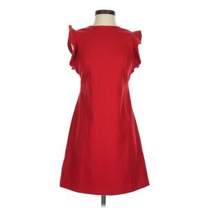 NWT New VINEYARD VINES Red Flutter Sleeve Sleeveless DRESS SIZE 0 RETAIL $148